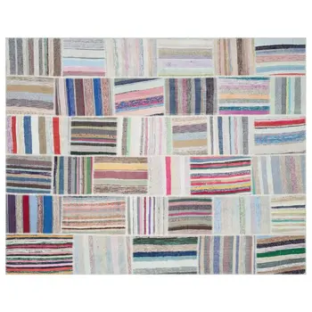 

Handmade Multicolor Vintage Patchwork Rug Area Rug 190x280 Cm-6'3''X9'2''