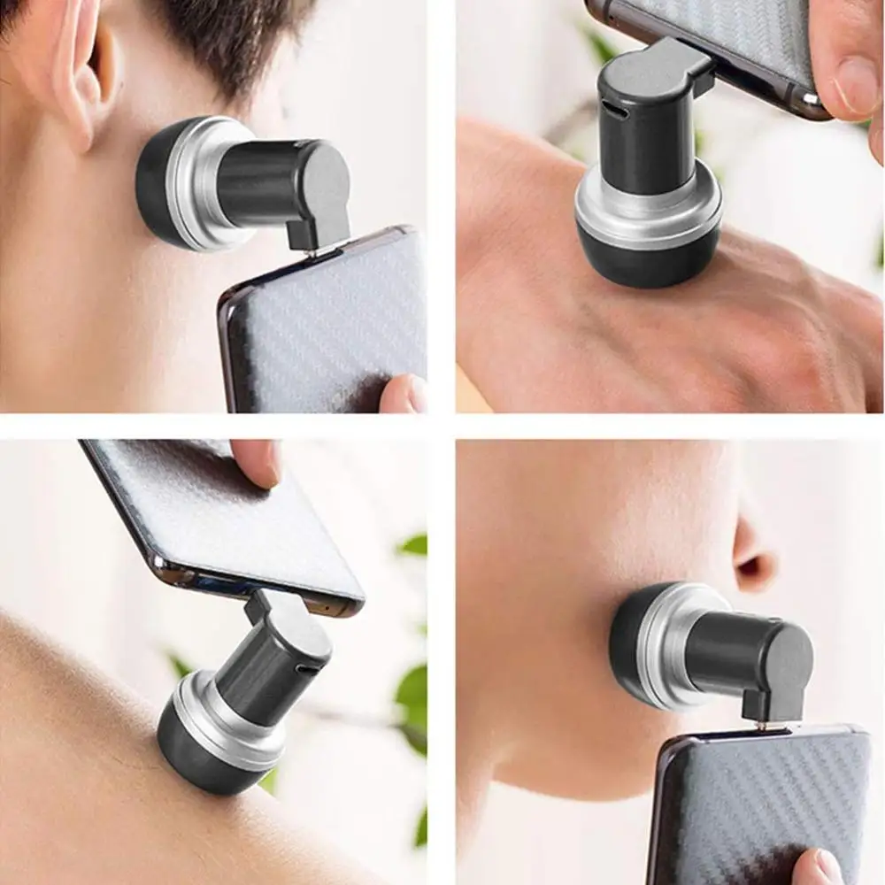 Мужская роторная бритва для электробритва, электрическая мини-бритва для бритья головы, мужской набор для ухода за волосами, электрический триммер для волос для IOS