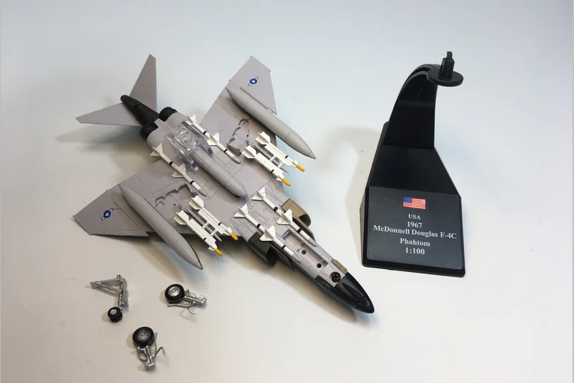 Америка 1: 100 военный F-4C США Фантом истребитель сплав модель самолета Военная коллекция