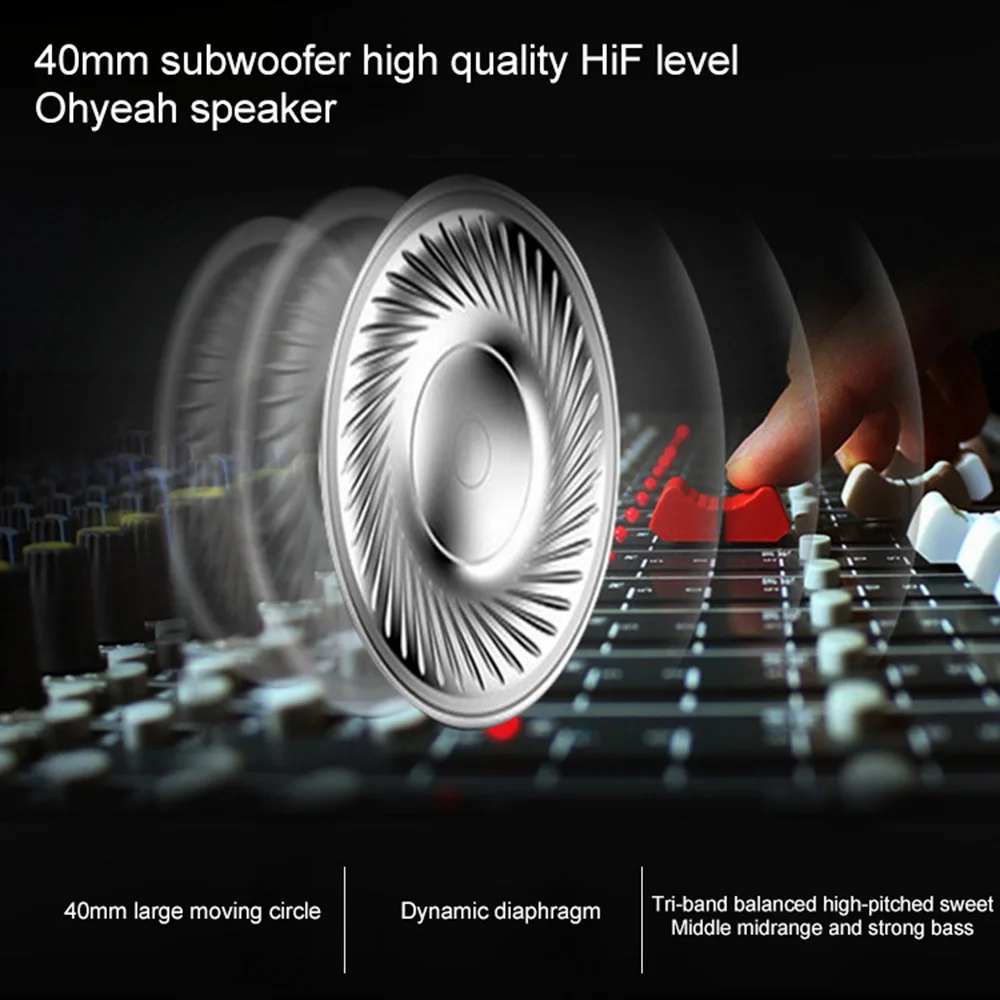 KISSCASE Bluetooth Wireless Headset For iPhone For Xiaomi Music Stereo Surround Gaming Headphone Wireless Bluetooth Headsets