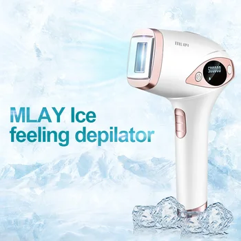 

MLAY IPL Epilator Laser Hair Removal Machine Ice Cool Permanent IPL laser Hair Remover Device Mlay Laser for Body Facial Bikini