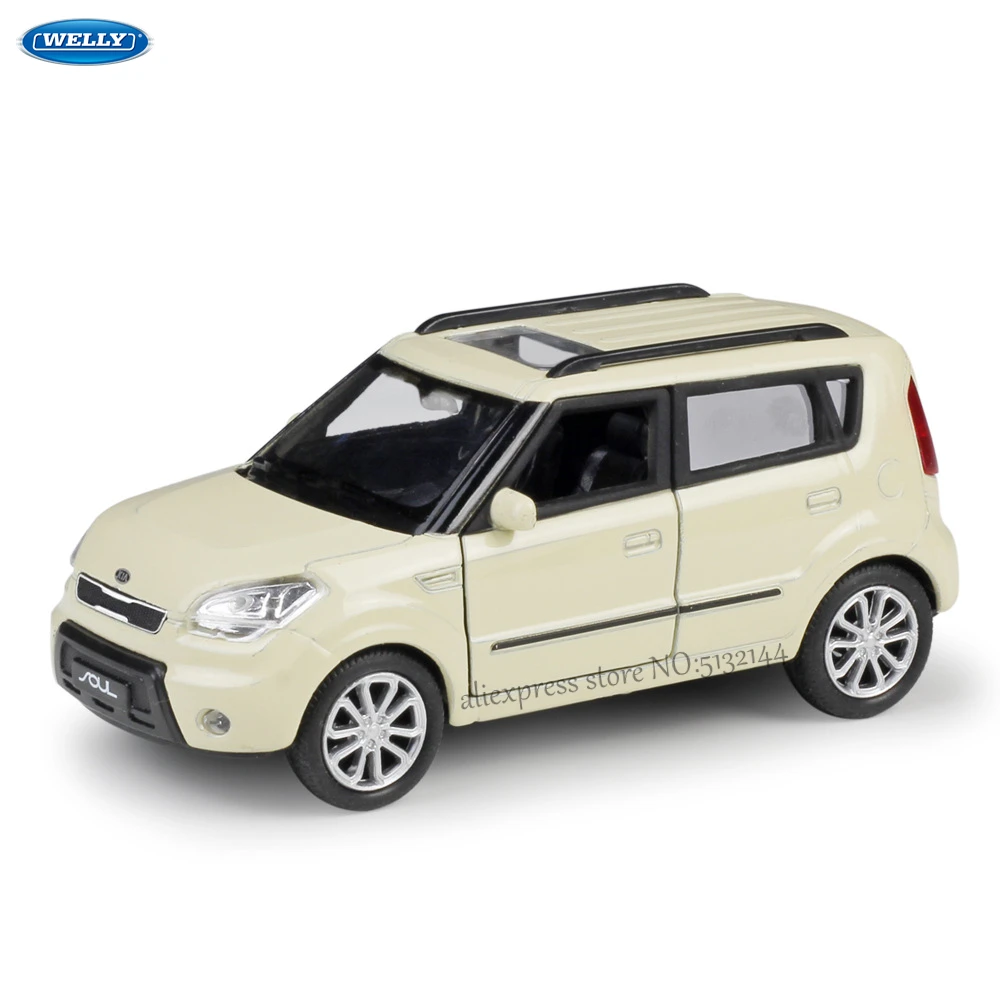 

WELLY 1:36 KIA Soul simulation alloy car model machine Simulation Collection toy pull-back vehicle