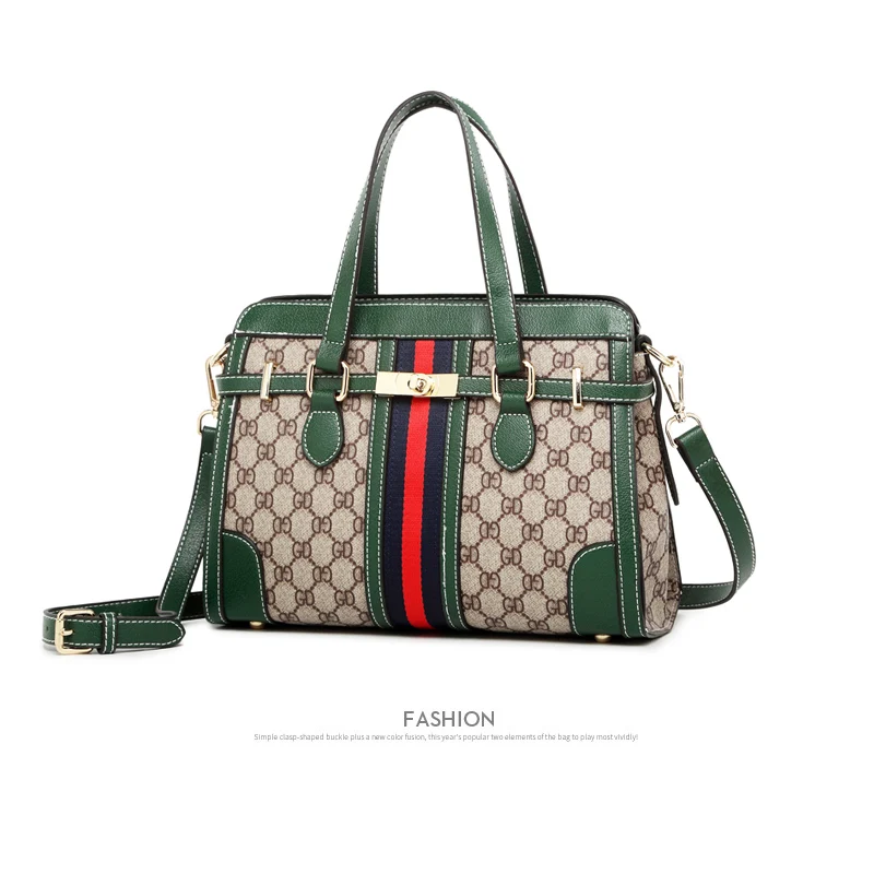 Осень, женская сумка, известный бренд, роскошные сумки для женщин, дизайнерская сумка, дамские ручные сумки, кожаная сумка через плечо - Цвет: Green