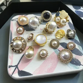 

Decoration pearl buttons accessory for Diy jewelry, cloth,10 pcs a lot