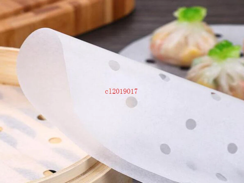 5 дюймовый бамбуковый пароход бумага для приготовления на пару овощи Dim Sum горшок Пароварка антипригарное противень для выпечки вкладыши кухонный инструмент