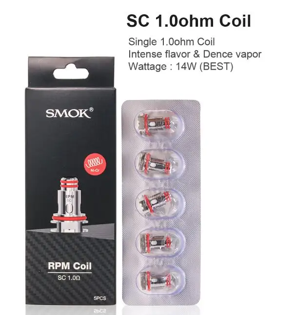 SMOK RPM80 об/мин 80 PRO комплект 80 Вт 3000 мАч батарея электронная сигарета испаритель RPM RBA Pods катушки VS RPM40 NORD NOVO - Цвет: RPM SC Coil