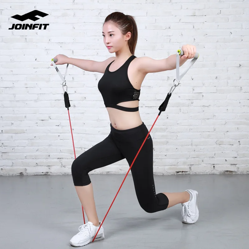 JOINFIT многофункциональная Тяговая веревка для волос, фитнес-оборудование, латексная трубка, бытовой расширитель груди, эластичная лента