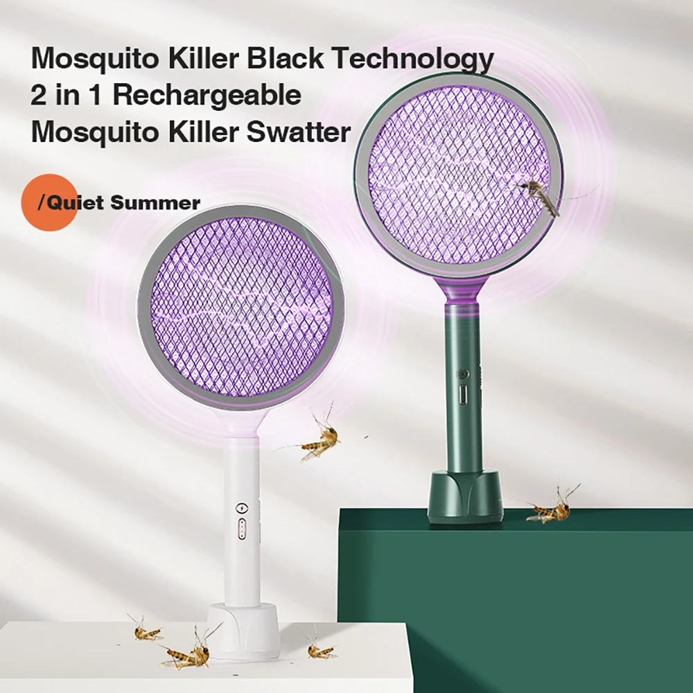 Electronic Mosquito Swatter Super Power Electric Shock Mosquito Killer