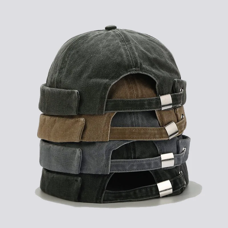 Vintage Docker Cap Senza Tesa Del Cappello Traspirante Cappelli del Beanie  di Cotone Retro Regolabile Letterario Padrone di casa Berretto Da Marinaio  Donne Cappello Hip Hop|Men's Skullies \u0026 Beanies| - AliExpress