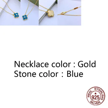 

925 sterling silver necklace personality fashion style four-leaf clover high-end style new jewelry girlfriend gift hot