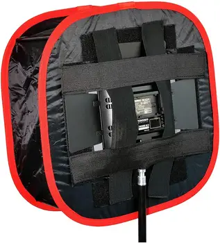 

LED video light Softbox Diffuser, Collapsible Diffuser for Neewer 480, GVM480, Yongnuo, Aputure Amaron 672 Video Light, 9.5”x9.5