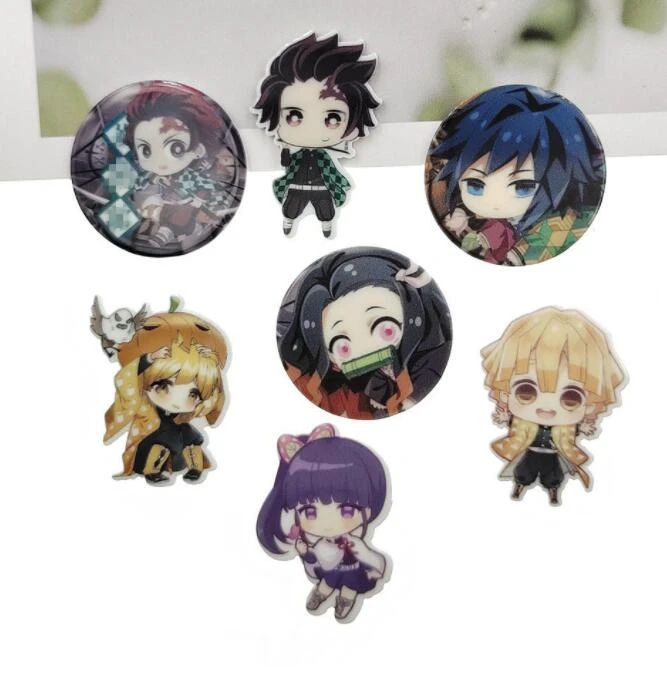 50 Pcs Japanese Anime Kimetsu No Yaiba Resin Flatbacks Planar Resin Crafts For Diy Home Decoration Diy Making Jewelry Accessories Accessories Diydiy Jewelry Accessories Aliexpress