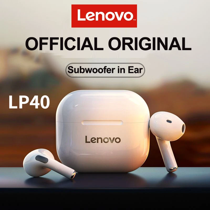 Новые оригинальные беспроводные наушники Lenovo LP40 TWS Bluetooth 5 0 двойное Стерео