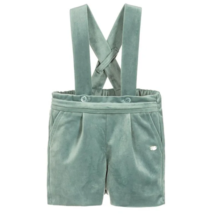 Espanhola de Veludo Conjunto de Roupas para Crianças Cinta para Aniversário Roupas Boutqiue Meninas Meninos Camisa Branca 6 Conjuntos de roupas