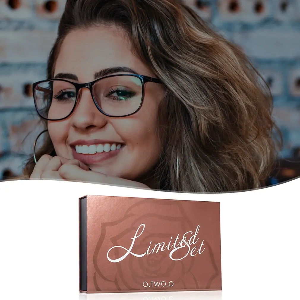 11PCS Lady Travel Makeup Set Makeup Cosmetics Rose Gold Gift Box Set HC01 Fashion Colorful Cosmetic Set LS06