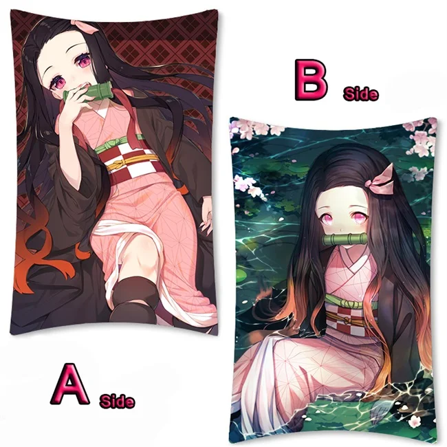25 Аниме Demon Slayer: Kimetsu no Yaiba Kamado Tanjirou Dakimakura длинная подушка для объятий чехол кровать подушка Pilow Cover 2WAY 35x55 см - Цвет: 25