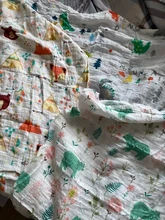 Manta de fibra de bambú para bebé, Toalla de baño suave para recién nacido, lactancia, Sábana de bebé orgánico, manta de muselina para envolver, estera para gatear, 110x120cm