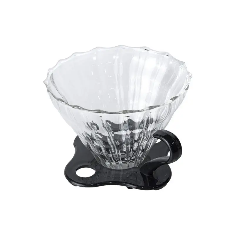 

Glass Pour over Coffee Funnel Dripper Clever Coffee Cone Brewer Filter