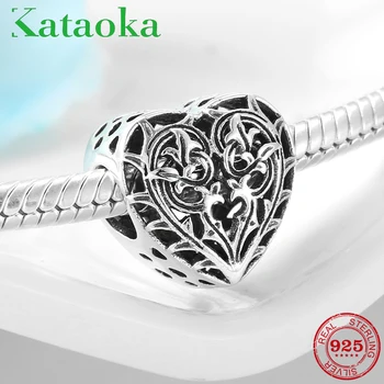 

Hot sale 925 Sterling Silver Mysterious Youthful Totem Flower Charms Beads Fit Original Pandora Charms Bracelet Jewelry making
