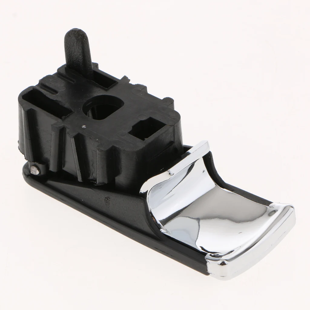Glove Box Lid Handle with Lock Hole for Audi A4 B6 B7 LHD (Black)