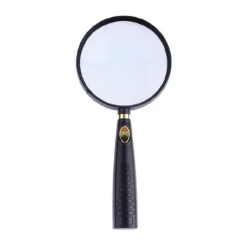 

1PC High Magnification Magnifier 90mm Optical Len Middle-aged Reading Newspaper Tool Daily Necessities Handheld Magnifying Glass