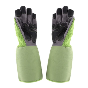 

Thicken extended Pruning Gardening Gloves wear resistance Puncture Resistant Work Yard Glove Wrist with breathable fiber