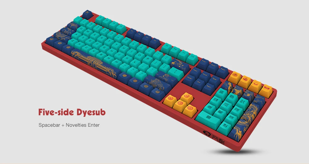 Akko Beijing 3108 V2 108 Key PBT Keycap Type-C Wired Mechanical Gaming Keyboard