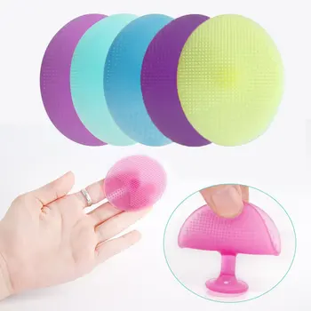 

Manual Operate Silicone Cleaning Brush Cosmetic Tool Facial Dirt Remover Washing Brush Face Care Foundation Makeup Cleaner