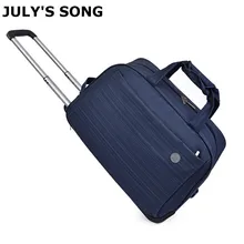 Женская водонепроницаемая Вместительная дорожная сумка, толстый стильный чемодан на колесиках, багажная сумка на колесиках, мужские дорожные чемоданы с колесиками