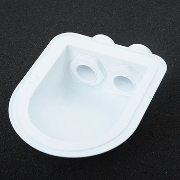 

White Double Hole Roof Wire Entry Gland Box For Motorhome Caravan RV Boat Yacht For Roof Or Side Decoration Durable High Qulity