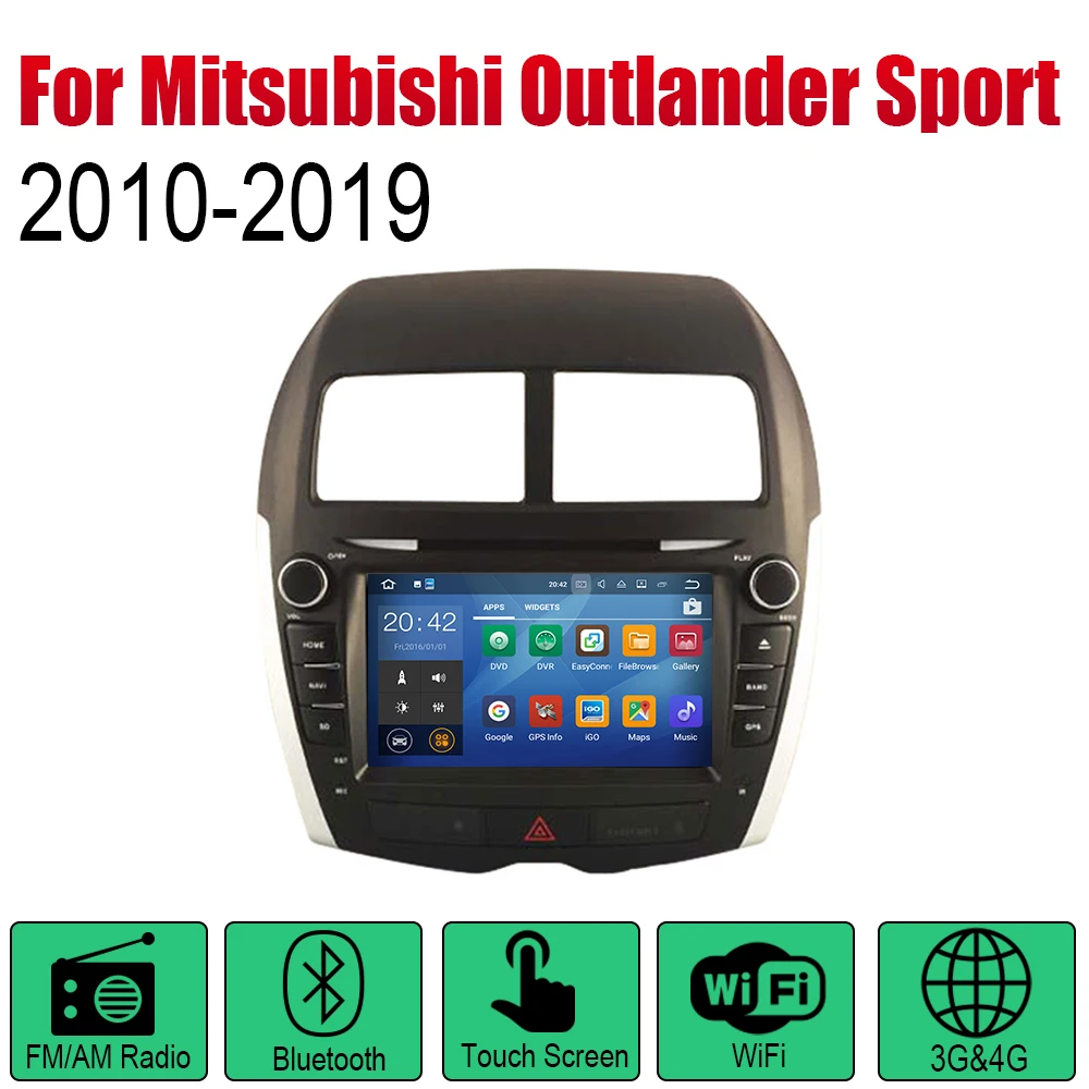 ZaiXi автомобильный dvd-плеер gps навигация для Mitsubishi Outlander Sport 2010~ автомобильное мультимедиа андроид экран системы радио стерео