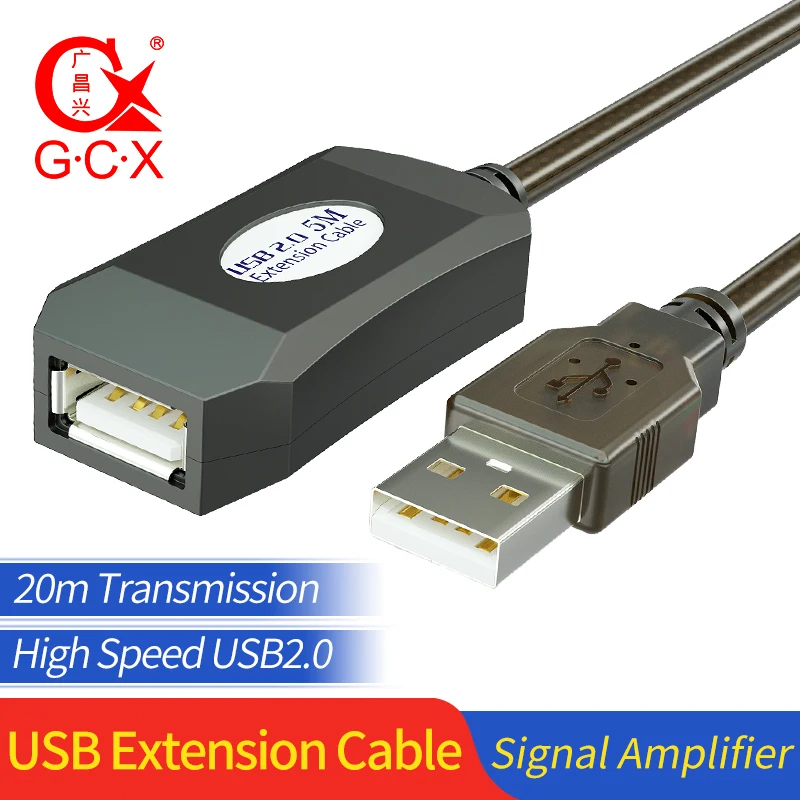 USB 2 0 кабель для передачи данных Папа мама Активный ретранслятор удлинитель с IC