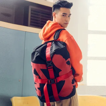 

OIWAS KIM 54L Fashion Daypack Cool Travel Backpack Large Duffle Bag Waterproof Nylon Outdoor Rucksack Hiking Camping Sport Gym