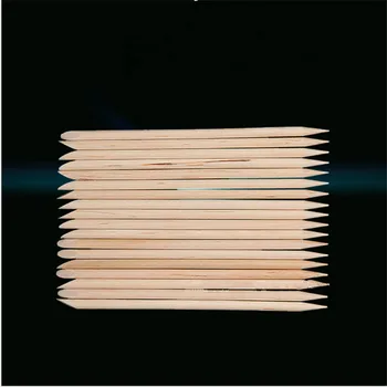 

100pcs/set Nail Art Orange Wood Stick Sicks Cuticle Pusher Remover Manicure Pedicure Care Beauty Makeup Tools