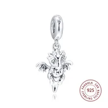 Подходит Пандора браслеты бусины из стерлингового серебра 925 вы волшебный дракон подвески бусины для изготовления ювелирных изделий kralen