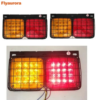 

2pcs 24V Led highlig trailer lights Waterproof Durable Car Truck LED Rear Tail Light Warning Lamp for Trailer Caravans UTE Boat