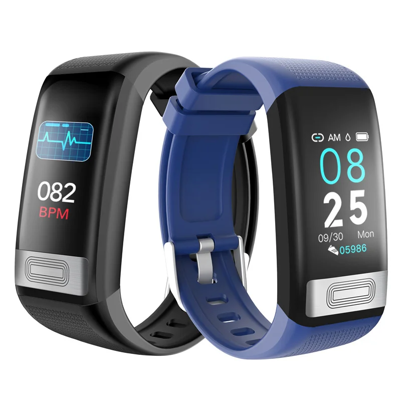 C20s blood pressure wrist band heart rate monitor ECG PPG Smart bracelet Activity fitness tracker watch health wristband