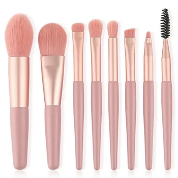 

New 8pcs Women Professional Makeup Brush Sets Cosmetics Brushes Eyebrow Powder Foundation Make Up Tools 20#73