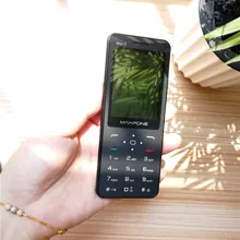 Günstige Push-taste Handy 2,4 inch Bildschirm 850mAh Dual Sim Kamera Bluethooth Scheinwerfer Big Lautsprecher FM Mini maxfone MAX 2