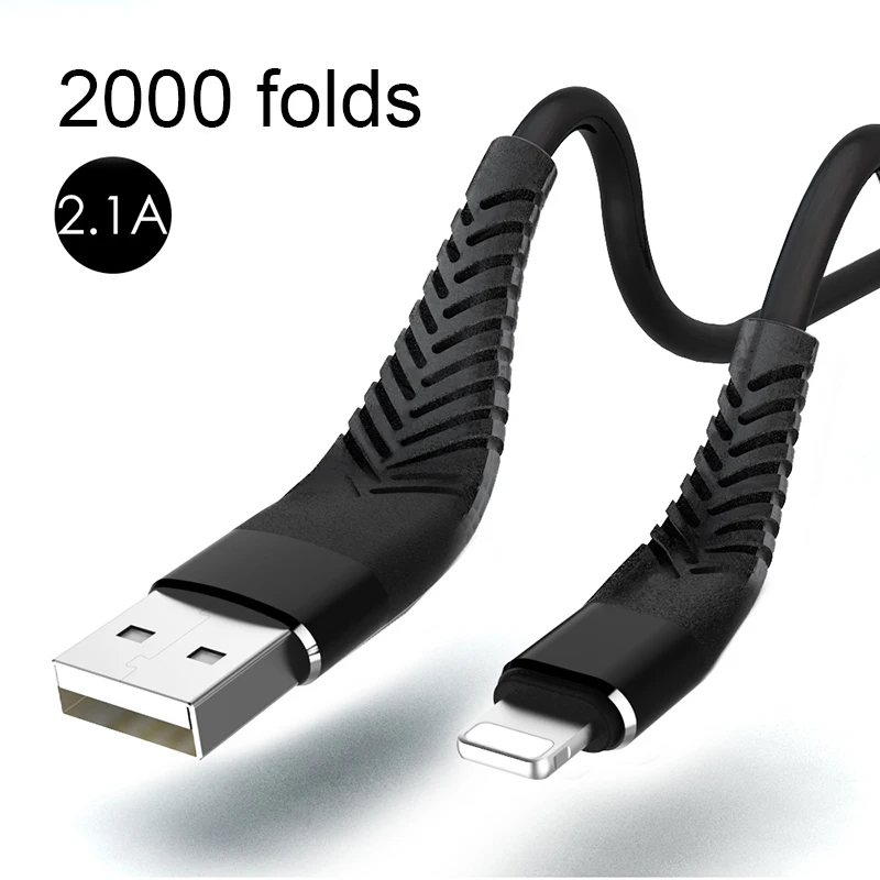 Usb-кабель для iPhone Xs max Xr X 8 7 6 s 6s Plus 5 5S SE iPad 2.4A кабель для быстрой зарядки шнур для мобильного телефона источник данных длинный провод