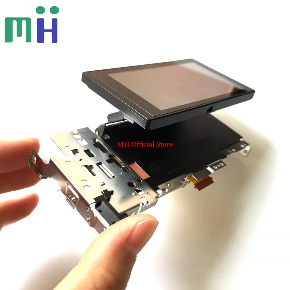 For Sony A6000 LCD Display Screen Unit With Flip bracket Hinge Flex Cable For Sony ILCE 6000