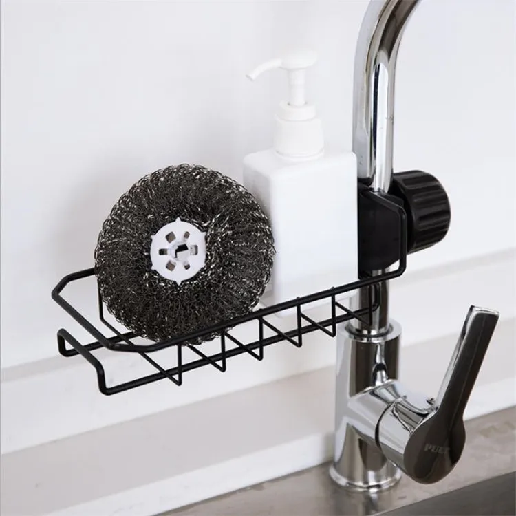

Familysky Home Kitchen Tools Shelf Stainless Steel Faucet Rack Rag Drain Rack Organization Kitchen Sink Organizer