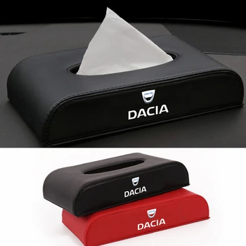 

Car Tissue Box Napkin Organizer for Dacia Duster Logan Sandero Tissue Holder Decoration Interior Storage Styling Accessories