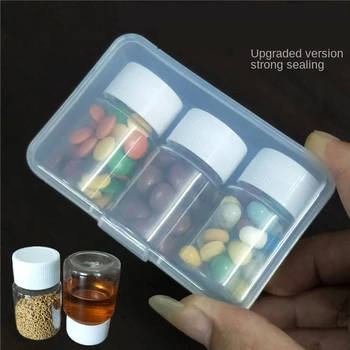 

Large Capacity Pill box Sealed Moistureproof Waterproof Medicine Box Portable Travel Case Convenient Container Drug Divider