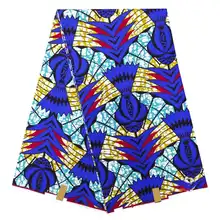 Африканский Воск принты ткань настоящий мягкий хлопок 6 ярдов/шт гарантия Анкара Голландский Настоящий Воск для платья лоскутное шитье 0009