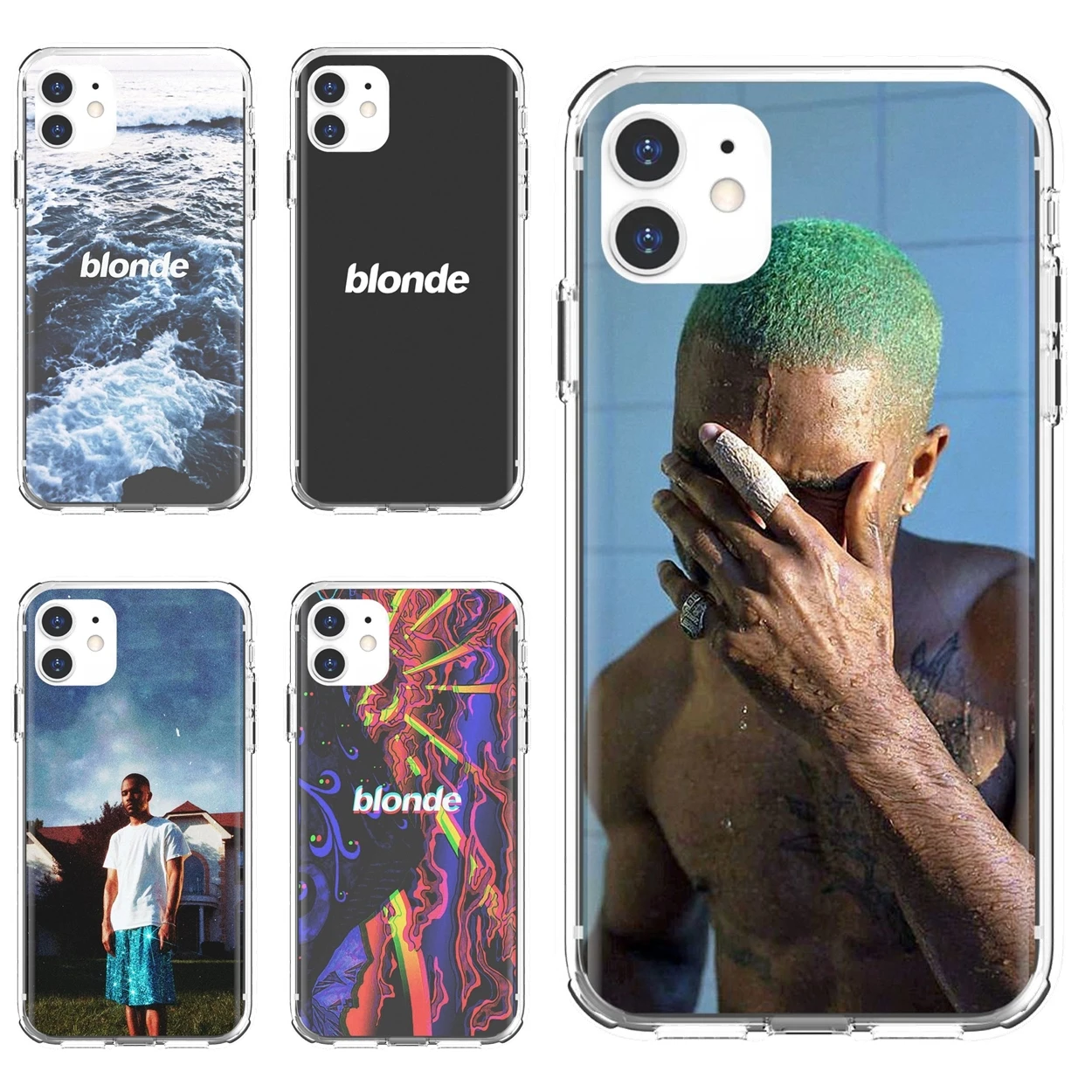 Для Apple iPhone 10 11 12 Pro Mini 4S SE 5C 6 6S 7 8 X XR XS Plus Max 2020 блонд-Z-Frank-Ocean мягкий чехол для