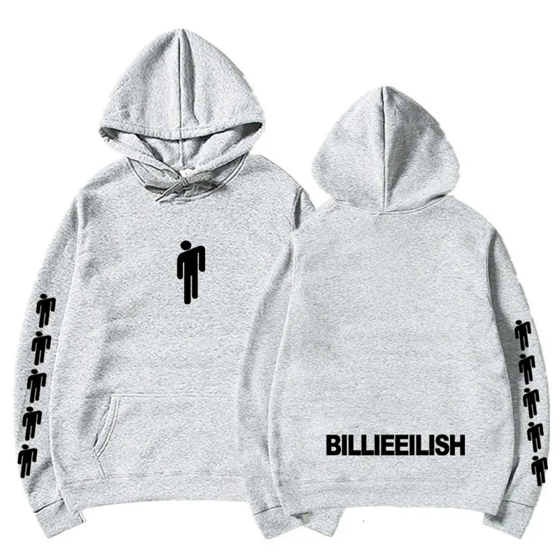 Billie Eilish модные толстовки с принтом для женщин/мужчин с длинным рукавом толстовки в стиле хип-хоп повседневные трендовые уличные толстовки 12 цветов