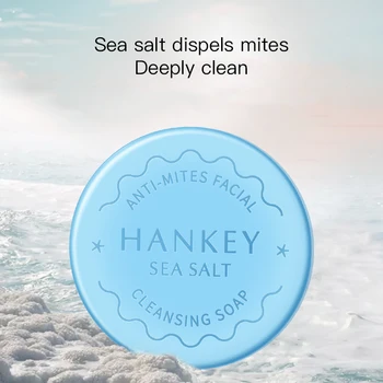 

Sea Salt Soap Anti-mite Oil-control Nourishing Firming Skin Cleaning Pores Handmade Soap