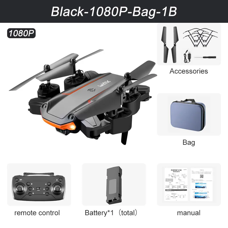 remote control quadcopter with camera Salange KY603 Mini Drone 4K HD Camera Three-way Infrared Obstacle Avoidance Altitude Hold Mode Foldable RC Quadcopter Boy Gifts 3dr solo remote RC Quadcopter