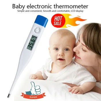 

Professional Digital Thermometer LCD Display Electronic Portable Temperature Meter Tool Baby Adults Home Health Fever Pyrometer
